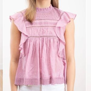 ISABEL Marant Etoile Women's Vivia Top -
Pink SIZE FR36